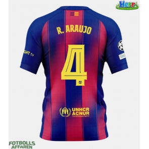 Barcelona Ronald Araujo #4 Hemmatröja 2025-26 Kortärmad